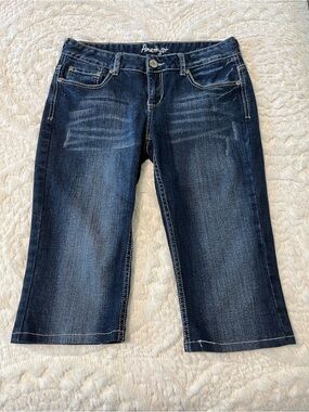 Amethyst Jeans Dark Indigo Cropped Jeans Size 10